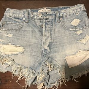 Abercrombie & Fitch Distressed Shorts